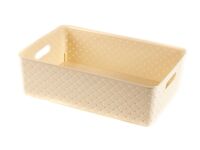 Корзина "Береста" (35х24,5х10,5 см; слоновая кость)