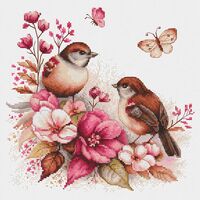 Набор для вышивания "Птицы. Весна" (210х210 мм)