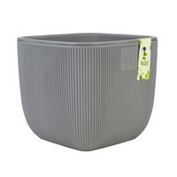 Горшок с дренажной системой "Фабио" (1,95 л; серый)