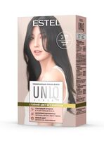 Краска-блеск для волос "Uniq Sense" тон: 3/17, тёмный шатен пепельно-коричневый