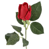 Цветок искусственный "Роза" (460 мм; красный)