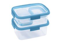 Набор контейнеров для продуктов "Fresh" (4 шт.; голубой)
