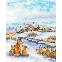 Набор для вышивания "Рыжее семейство" (160х200 мм)