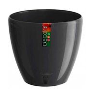 Горшок с дренажной системой "Деко Твин" (5,8 л, антрацит)