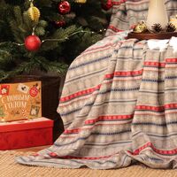 Плед "Новогодний узор" (130х150 см)