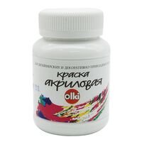 Краска акриловая (белая; 100 мл)