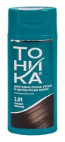 Оттеночный бальзам для волос "Тоника" тон: 3.01, горький шоколад