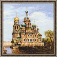 Вышивка крестом "Санкт-Петербург. Храм Спаса-на-крови" (400х400 мм)