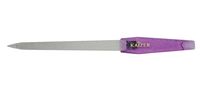 Пилочка для ногтей "Kaizer" (фиолетовый люрекс)