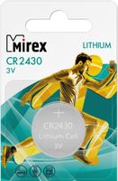 Батарейка CR2430 "Mirex" (1 шт.)