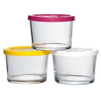 Набор банок для сыпучих продуктов "Бейзик" (3 шт.; 220 мл)