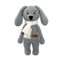 Набор для вязания крючком "Собачка" (17 см)