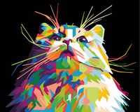 Картина по номерам "Экстраординарный кот" (400х500 мм)