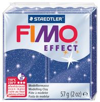 Глина полимерная "FIMO Effect" (синий металлик; 56 г)