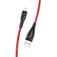 Кабель U41 Usams USB 2.0 - Lightning (1.0 м; красный)