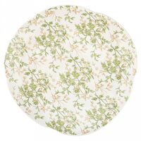 Тарелка мелкая фарфоровая "Флора" (250х246х24 мм)