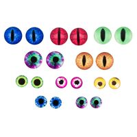 Глазки для игрушек (20 шт.; 10 цветов)
