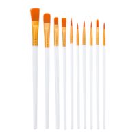 Набор кистей (нейлон; 10 шт.)