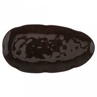 Тарелка мелкая фарфоровая "Шоколад" (293х155х25 мм)