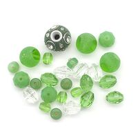 Набор стеклянных бусин "Астра" (27 шт.)