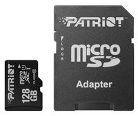 Карта памяти microSDXC 128GB Patriot LX (с адаптером)