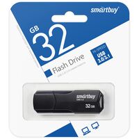 USB Flash Drive 32GB SmartBuy Clue Black (SB32GBCLU-K3)