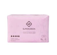 Гигиенические прокладки "Supergreen XL" (6 шт.)