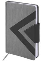 Ежедневник недатированный "Waves" (А5; чёрно-серый)