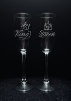 Набор бокалов для шампанского "King. Queen" (2 шт.)