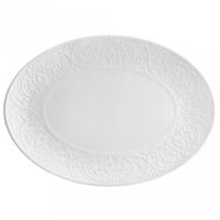 Блюдо фарфоровое "Русь" (260х190х20 мм)