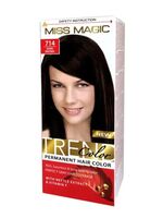 Краска для волос "Miss Magic. Trend Colors" тон: 714, тёмно-коричневый