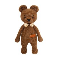 Набор для вязания крючком "Мишка" (17 см)