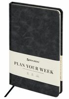 Еженедельник недатированный "Status" (А5; чёрный)