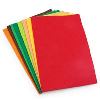 Фетр листовой мягкий "Ассорти №6" (20х30 см; 8 листов)