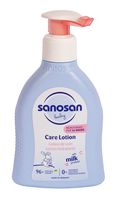 Молочко для тела детское "Sanosan Baby. Увлажняющее с пантенолом" (200 мл)