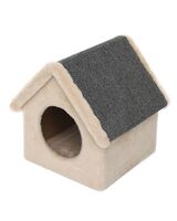 Домик для животных "Будка" (31х31х38 см; бежевый)