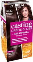 Краска-уход для волос "Casting Creme Gloss" тон: 4102, холодный каштан