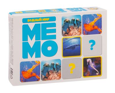 Нескучные игры Мемо: Подводный мир (4683582532266) купить в интернет-магазине, цена на Мемо: Подводный мир (4683582532266)