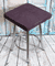 Подушка на стул "Velours Cuadro" (33х33 см; фиолетовая)