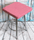 Подушка на стул "Velours Cuadro" (33х33 см; светло-розовая)