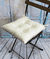 Подушка на стул "Velours" (42х42 см; молочная)