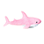 Мягкая игрушка "Акула" (71 см; розовая)